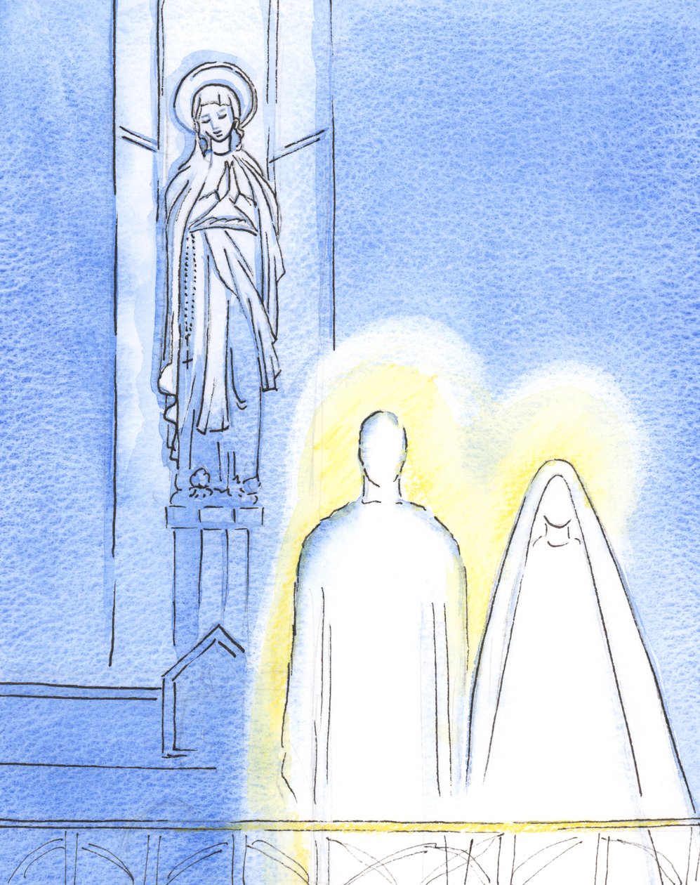 Jó volt Jézusnak, hogy elhozta Anyját, Máriát, hogy vele legyen a Lady Chapel-ben, és megmutatta nekem, miben hiszek, 2002 (papíron) alkotó: Elizabeth Wang