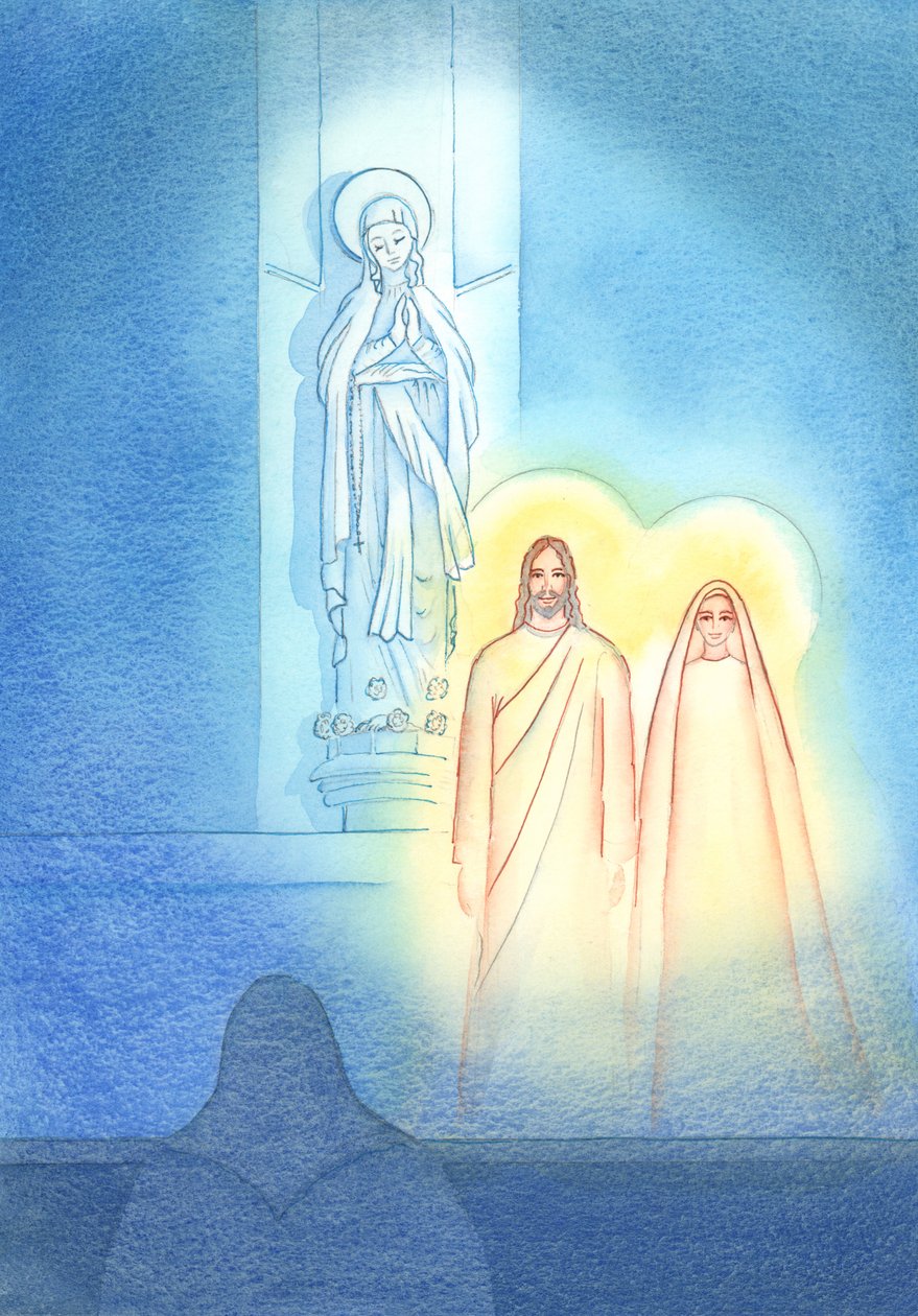 Jó volt Jézusnak, hogy elhozta Anyját, Máriát, hogy vele legyen a Lady Chapel-ben, és megmutatta nekem, miben hiszek, 2002 (papíron) alkotó: Elizabeth Wang