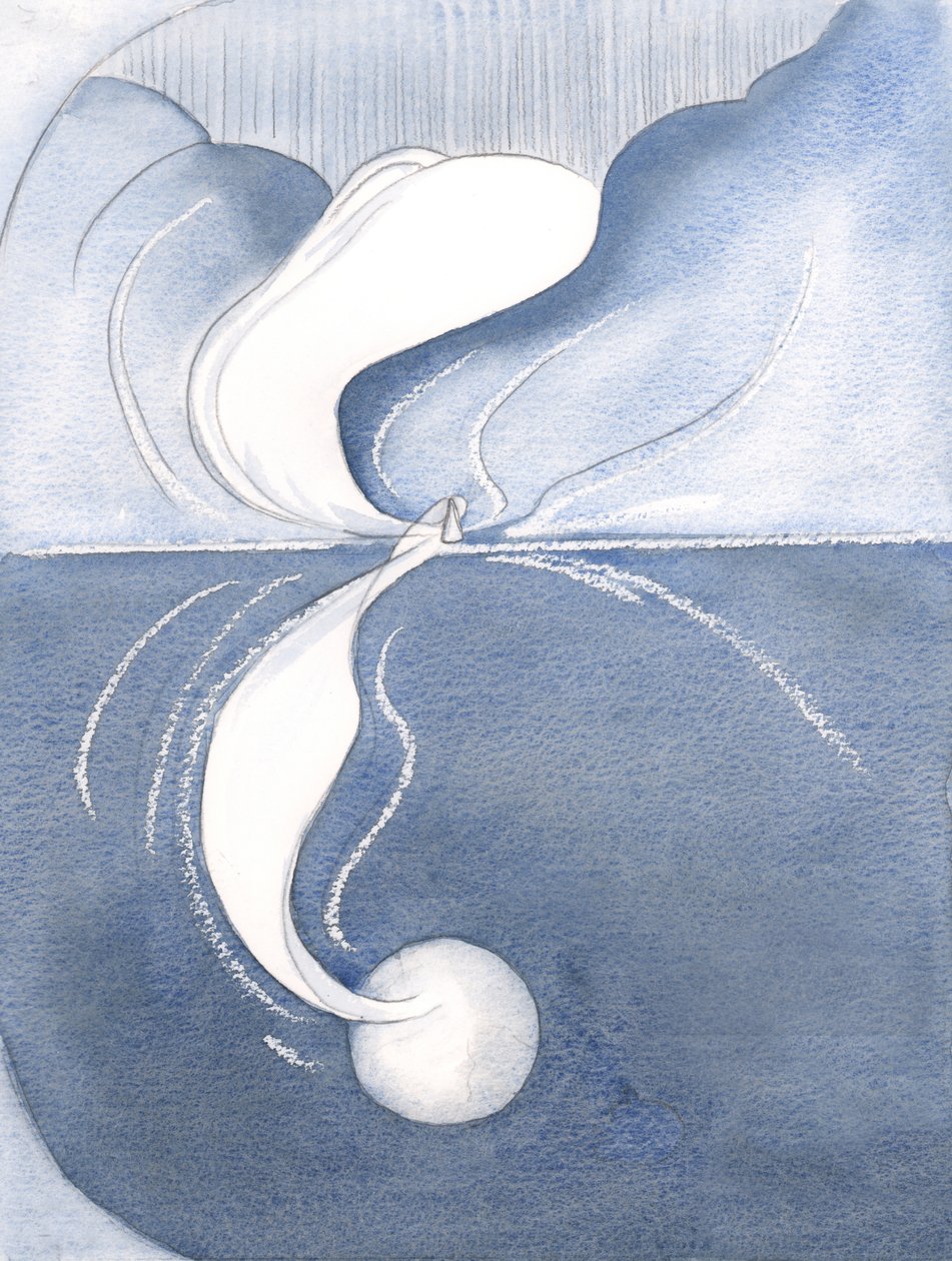 Jézus a Szent Szűztől, az Istenszülőtől jött, hogy kiárassza Isten kegyelmét a világra, 2000 (papíron) alkotó: Elizabeth Wang