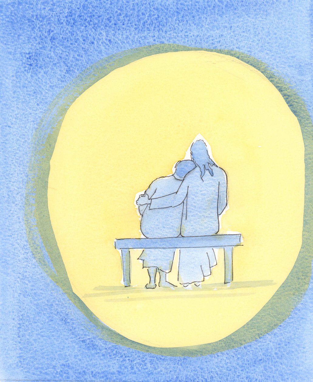 Jézus szeretete személyes, gyengéd és változatlan; mindig jelen van velünk, különösen az Oltáriszentségben, és jelenlétével vigasztal minket., 2003 (papíron nem) alkotó: Elizabeth Wang