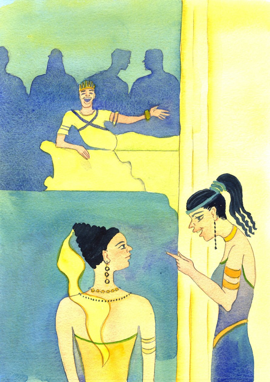 Édesanyja ösztönzésére így szólt: „Hozd ide Keresztelő János fejét”, 2001 (papíron nélkül) alkotó: Elizabeth Wang