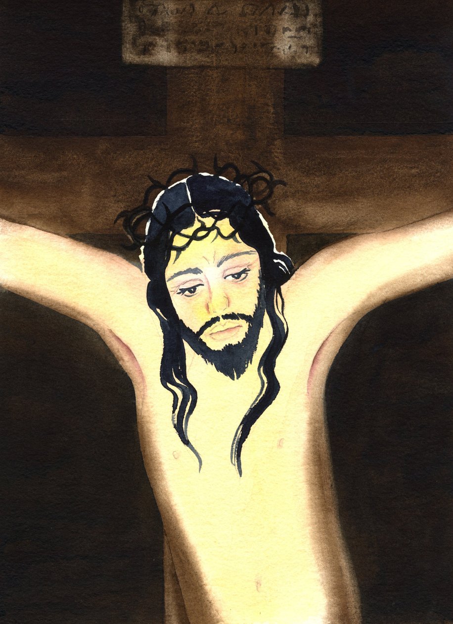A keresztre feszítés, 2001 (papír nélkül) alkotó: Elizabeth Wang