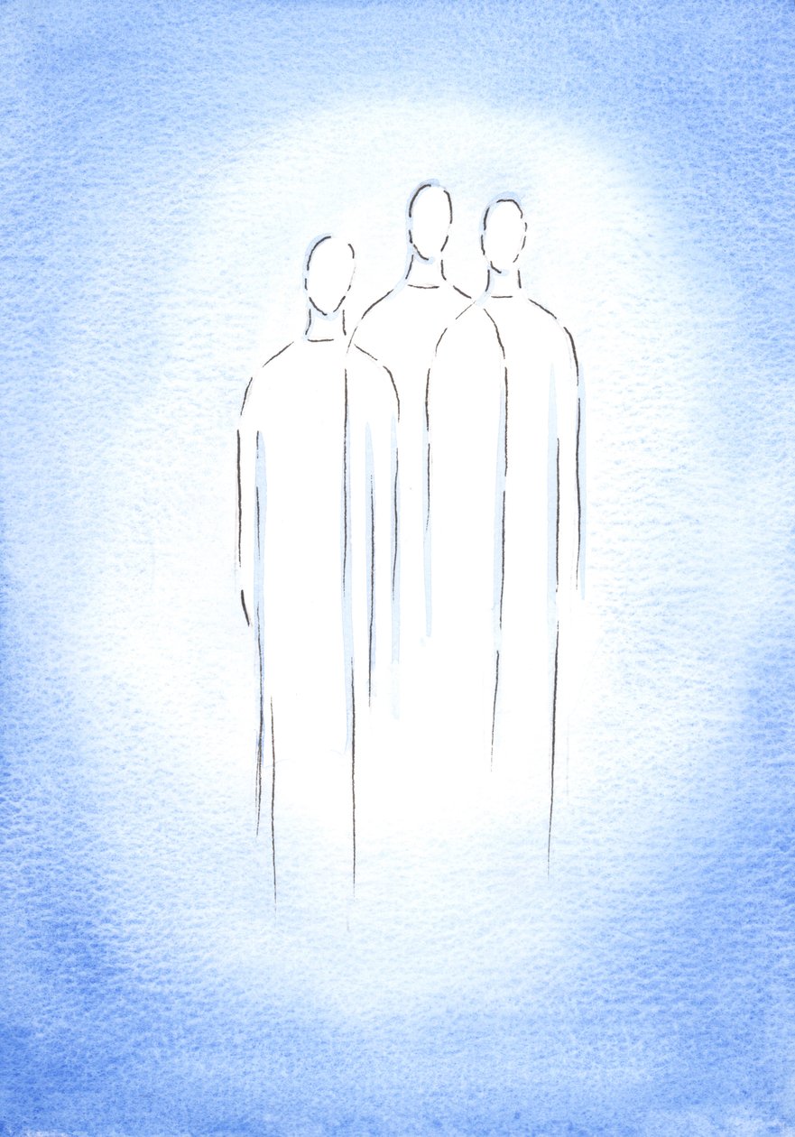 A Szentháromság, egy Isten, három személy, a keresztény lelkében él káprázatos pompában, 2002 (papíron nem) alkotó: Elizabeth Wang