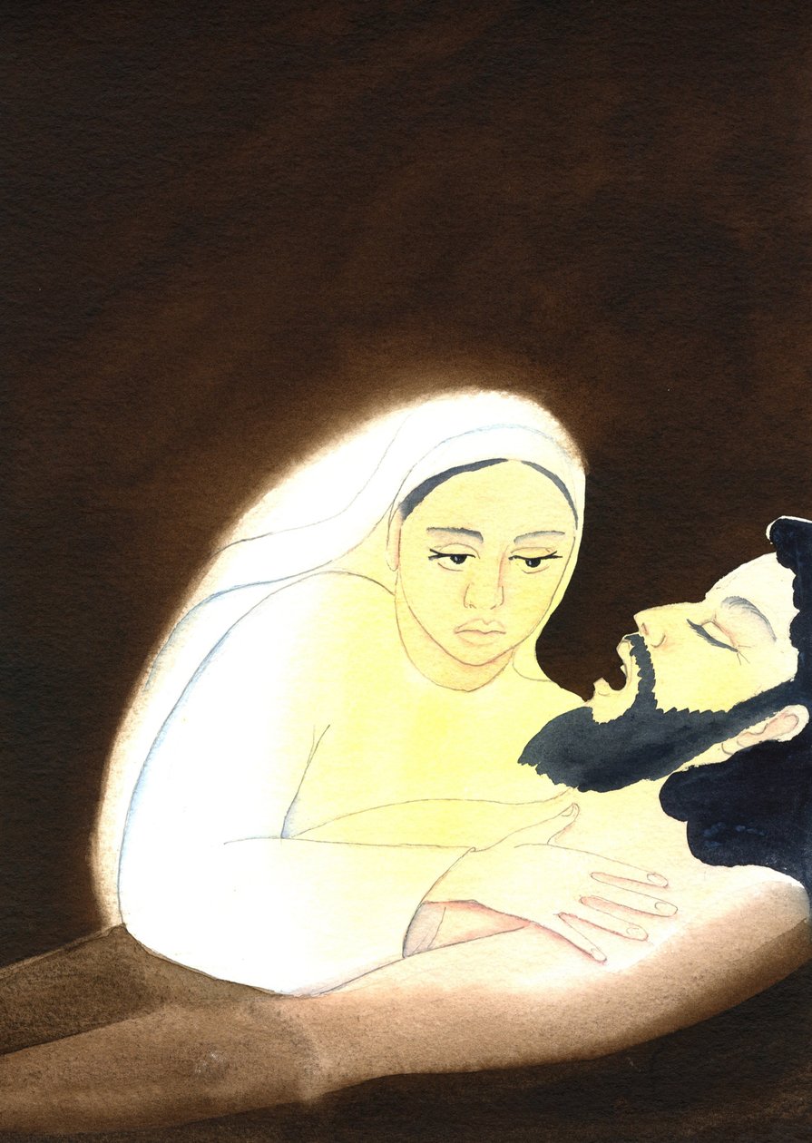 The Pieta, 2001 (papír nélkül) alkotó: Elizabeth Wang