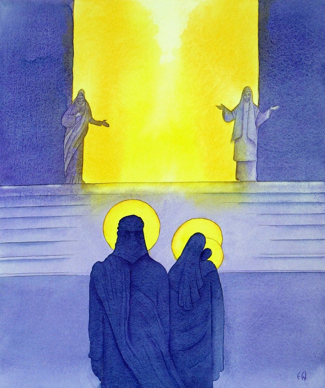 A bemutató a templomban, 2001 (papíron) alkotó: Elizabeth Wang