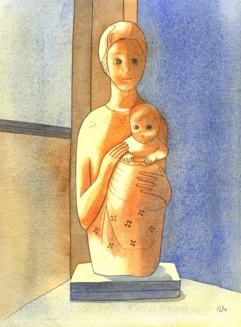 A Szűz és a Gyermek, 2001 (papíron nem) alkotó: Elizabeth Wang