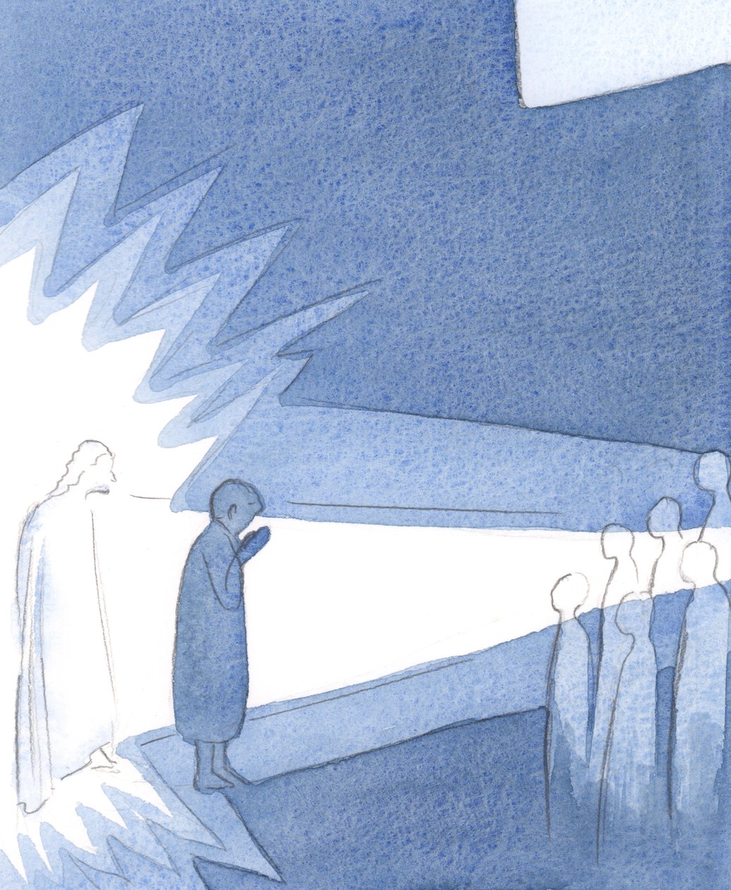Minél inkább közel maradunk Krisztushoz, annál jobban átragyog rajtunk keresztül másokra, 2000 (papíron) alkotó: Elizabeth Wang