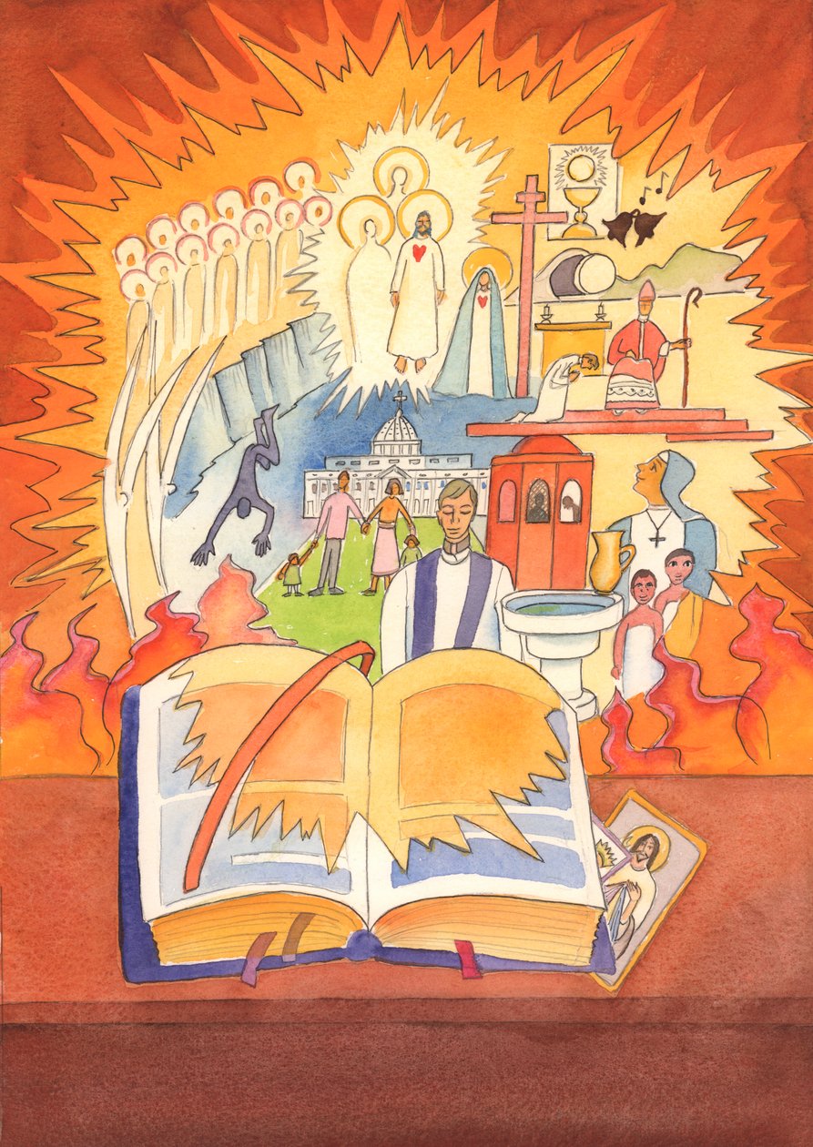 A teljes katolikus hitet a Misekönyv tartalmazza, és a 2003-as liturgiában ünneplik (papíron) alkotó: Elizabeth Wang