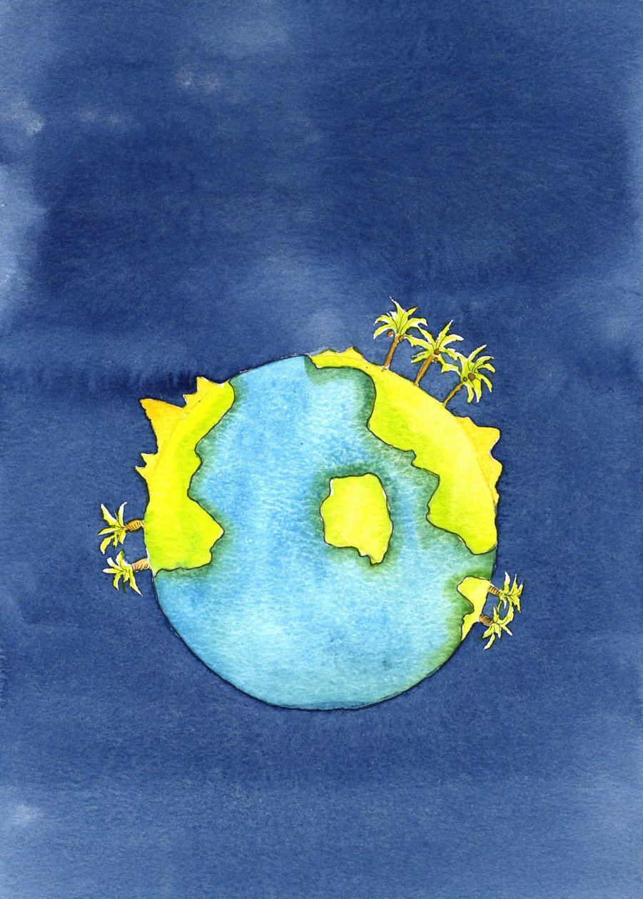 Isten teremtésének munkája, mielőtt embert teremtett, 2001 (papíron) alkotó: Elizabeth Wang