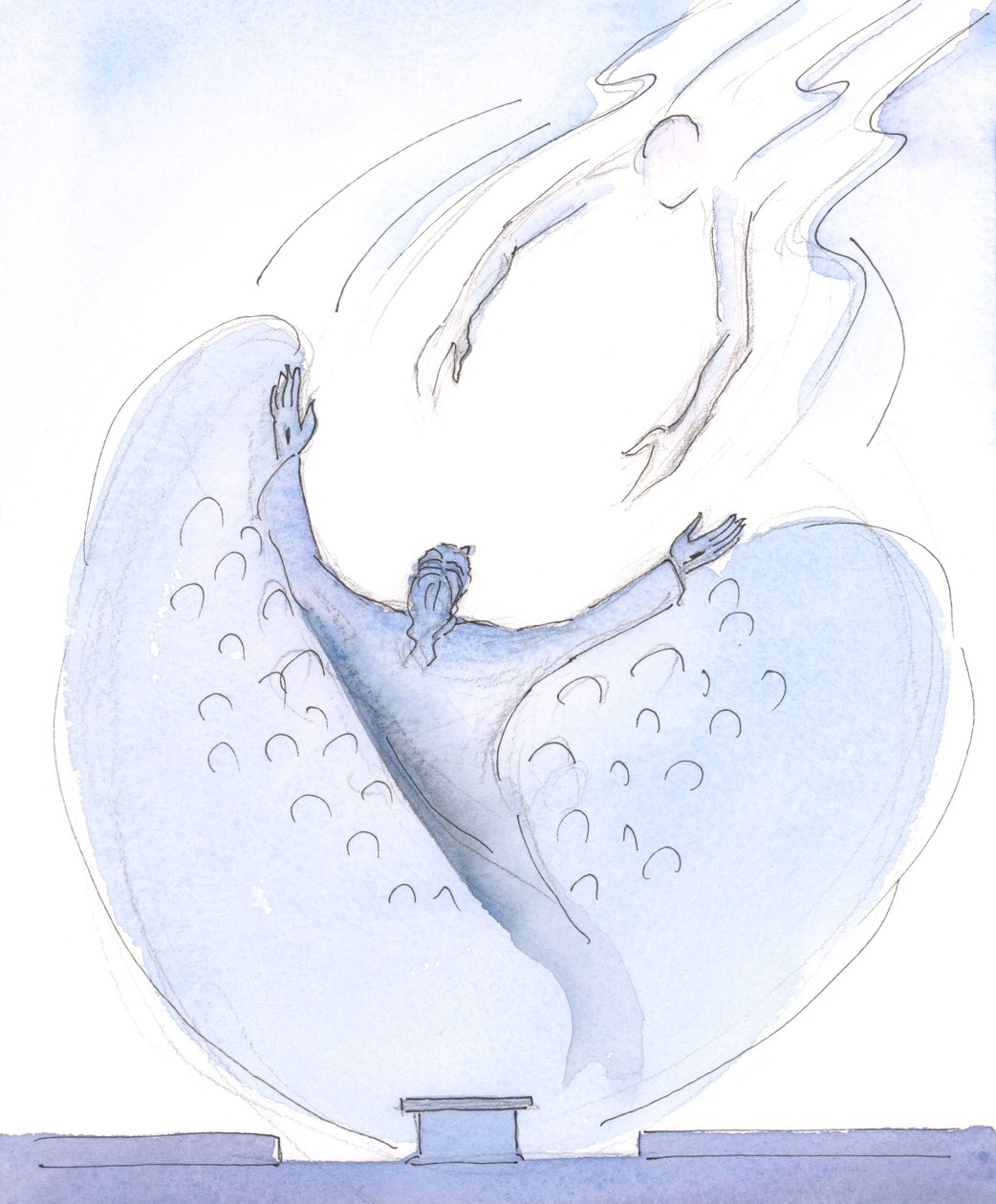 Elképesztő erővel bírunk, amikor Jézussal imádkozunk a mise szentáldozatában, 2004 (papíron nem) alkotó: Elizabeth Wang