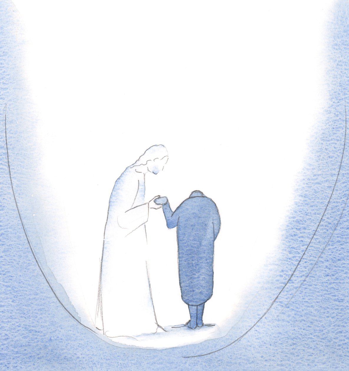 Amikor meghajoltam előtte, úrvacsorában, felemelt, 2000 (papíron nem) alkotó: Elizabeth Wang