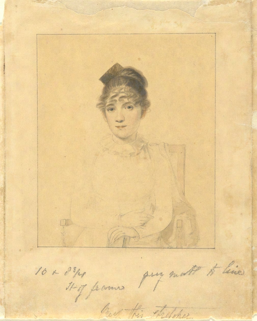 Harriet Trumbull (Jonathan Trumbull kormányzó lánya, Jr.; Benjamin Silliman felesége, a Yale College-ból) alkotó: Elkanah Tisdale