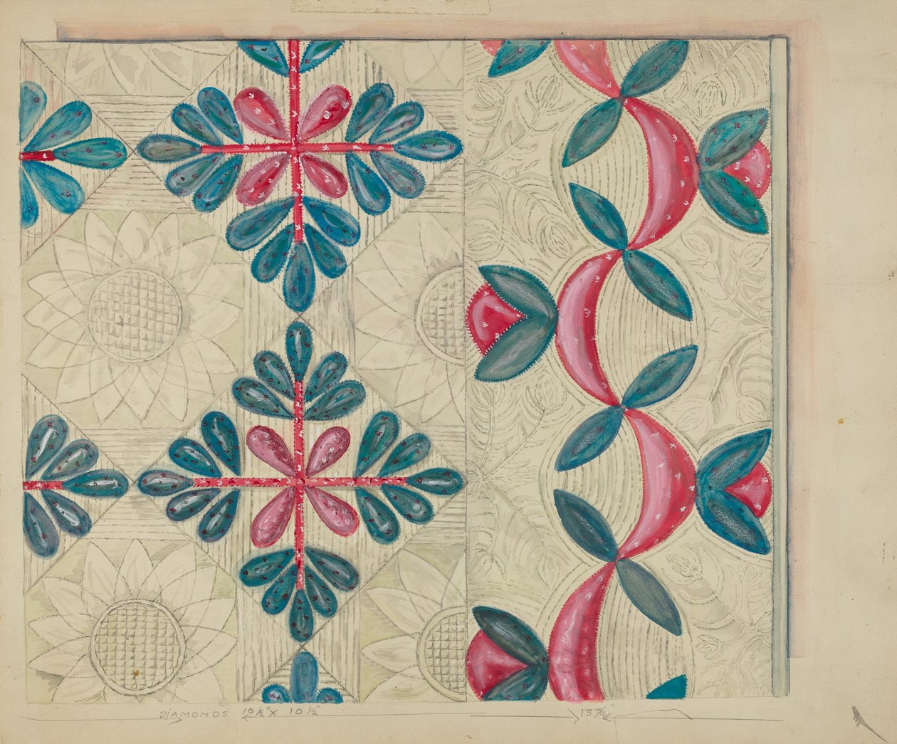 Patchwork paplan alkotó: Ella Josephine Sterling