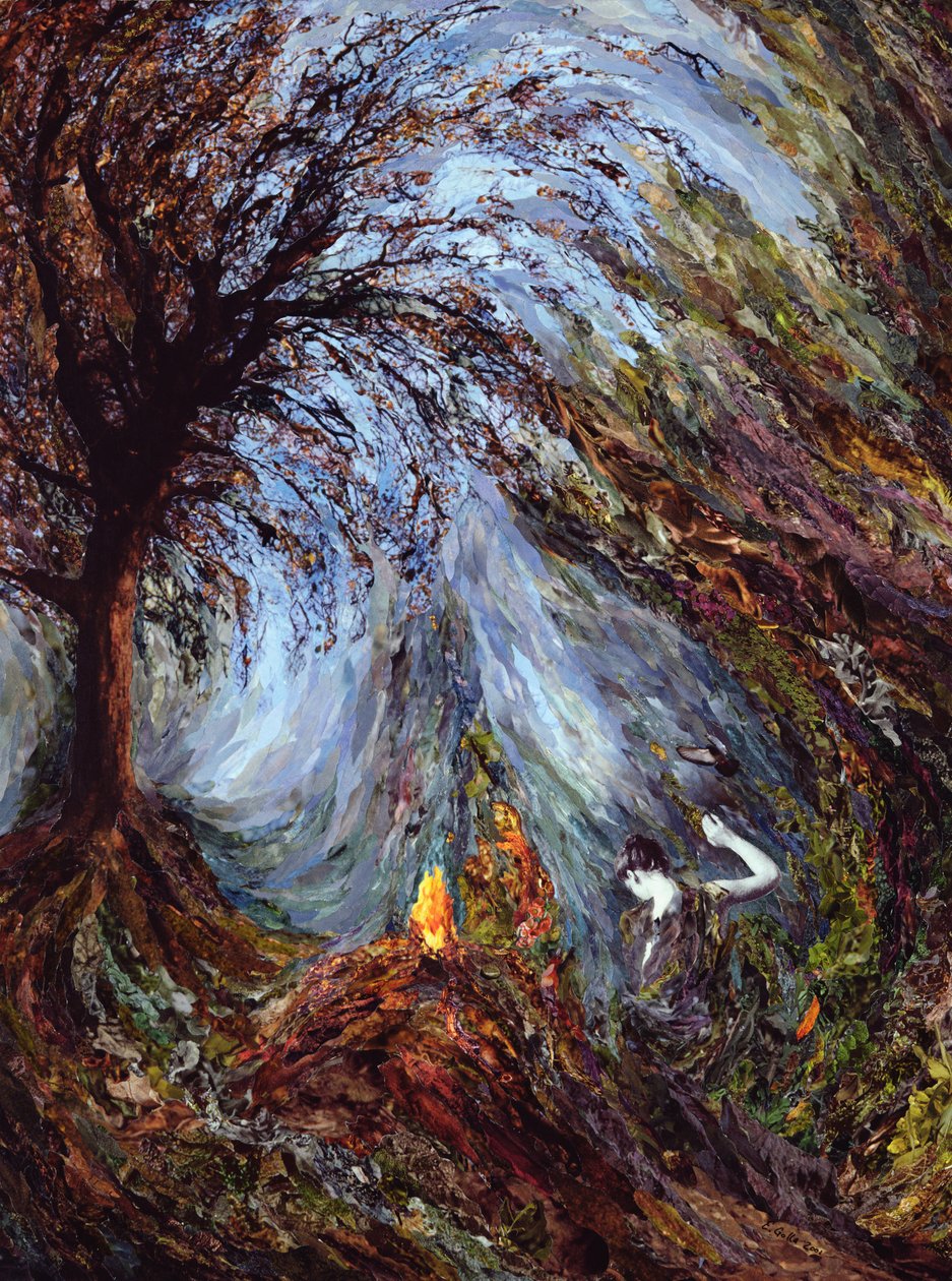 Te vagy a győztes, 2001 (papír mozaikkollázs) alkotó: Ellen Golla