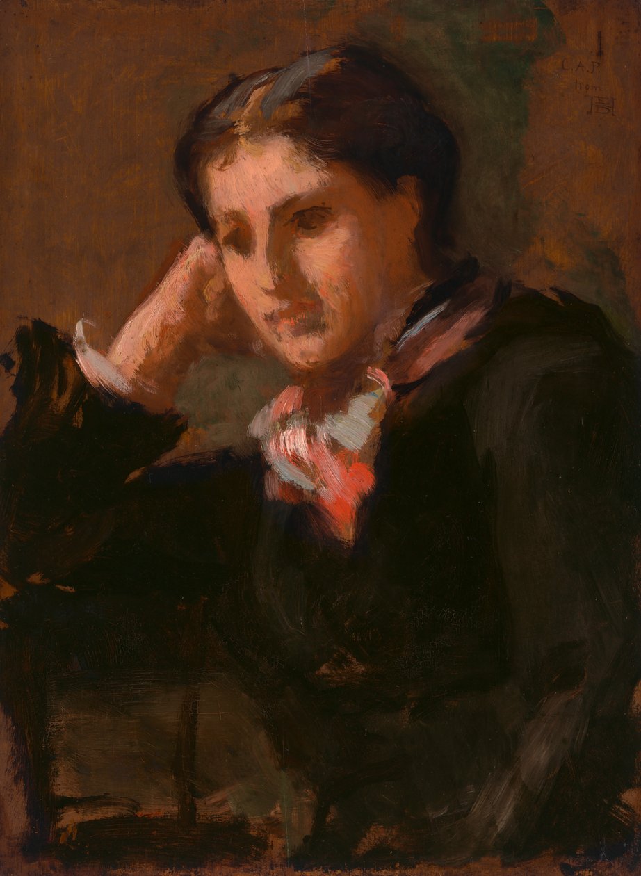 Charlotte Perkins Stetson Gilman, 1880 előtt. alkotó: Ellen Day Hale