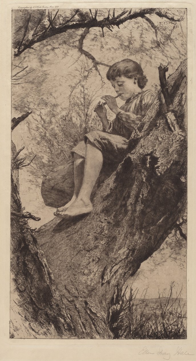 A fűzfa síp alkotó: Ellen Day Hale