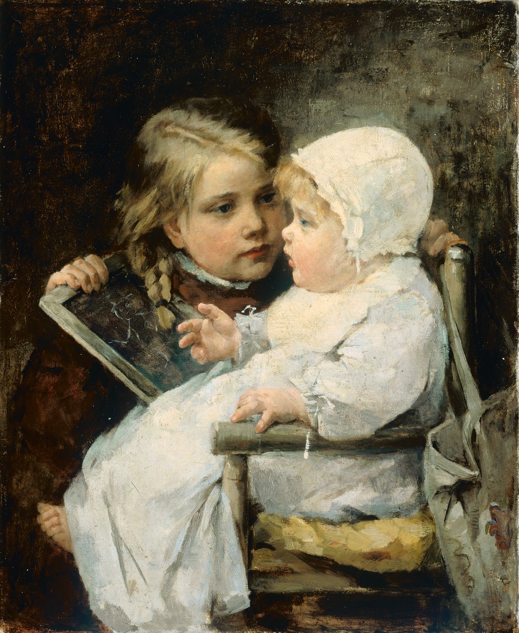 A fiatal művész, 1885 alkotó: Ellen Kendall Baker