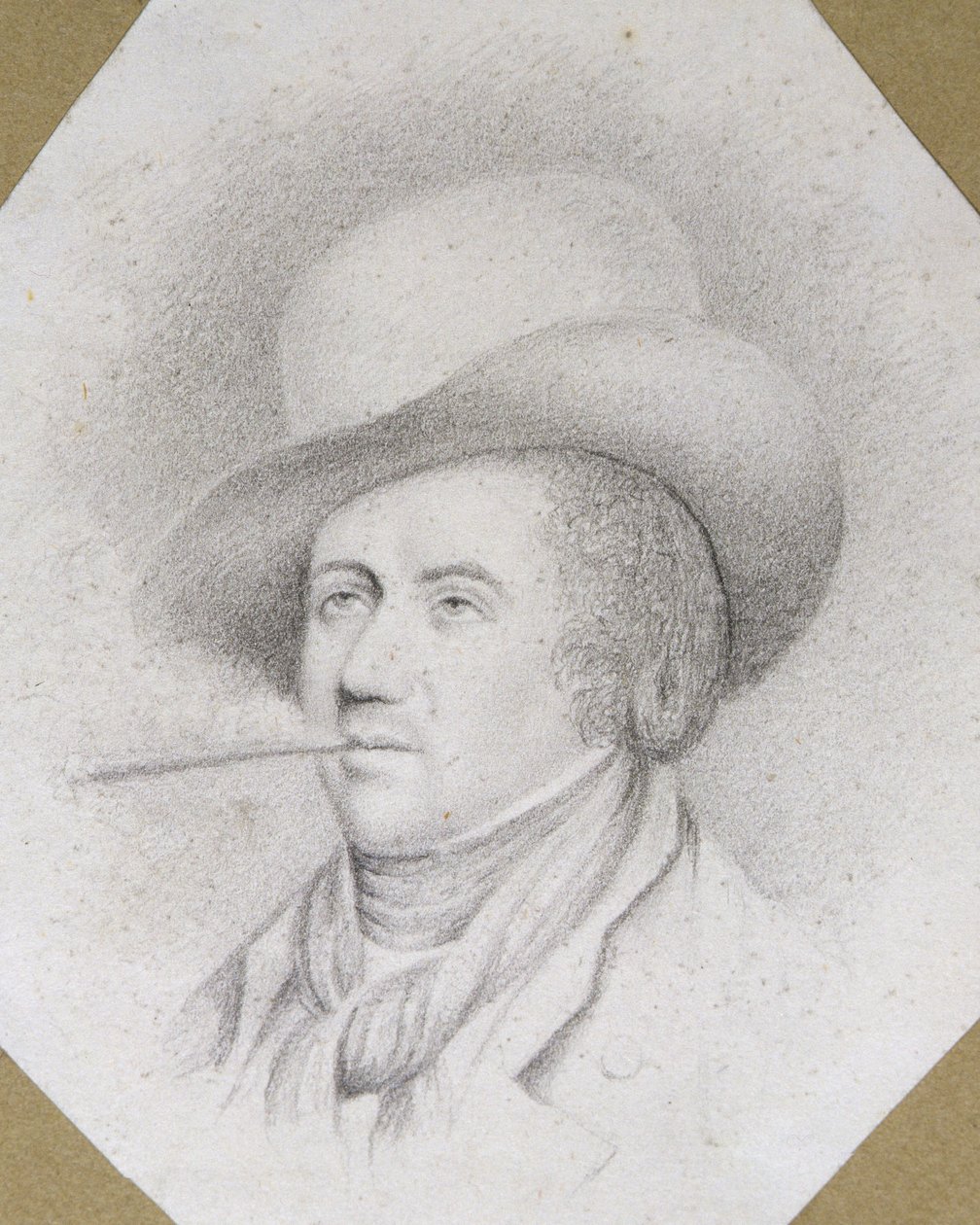 Liancourt herceg (1747-1827) portréja James Sharples (kb. 1751-1811) festménye után (ceruza papíron) alkotó: Ellen Sharples