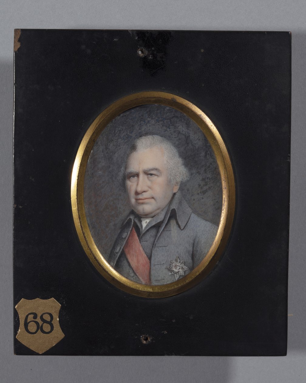 Sir Joseph Banks, valószínűleg 1803 (akvarell elefántcsonton) alkotó: Ellen Sharples