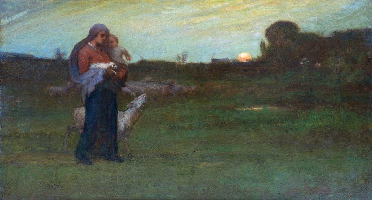 Madonna és Lamb alkotó: Elliot Daingerfield