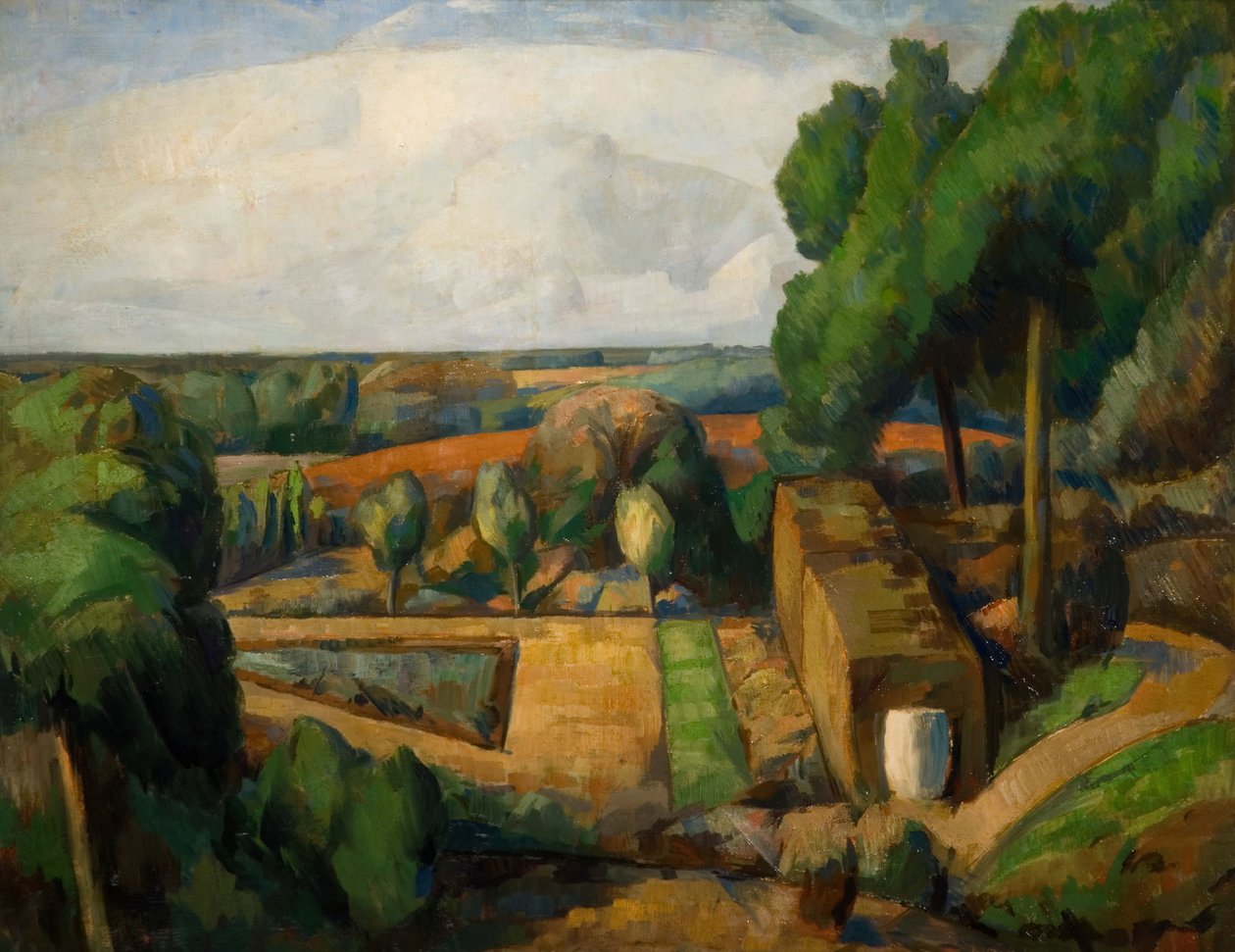 Surrey Garden, 1924. alkotó: Elliot Seabrook