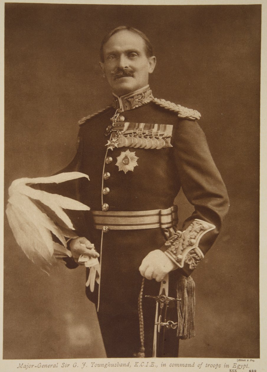 Sir G. J. Younghusband vezérőrnagy, 1914-19 alkotó: Elliott und Fry Studio