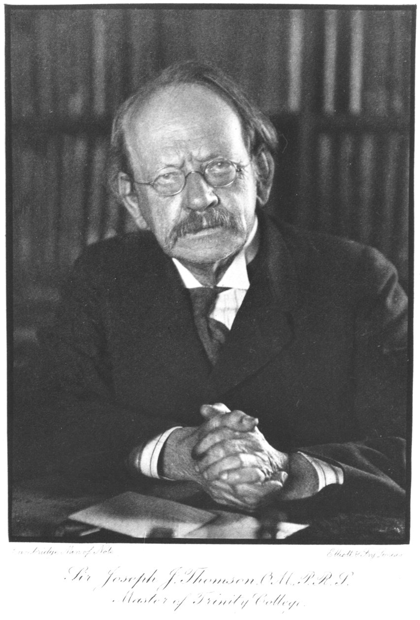 Sir Joseph John Thomson (1856-1940) portréja, 1920-30 körül alkotó: Elliott und Fry Studio