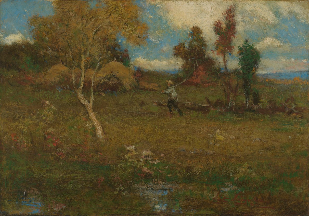 Visszatérés a farmról, kb. 1915-1920. alkotó: Elliott Daingerfield