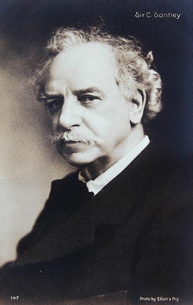 Sir Charles Santley, 1920 körül (f/w fotó) alkotó: Elliott and Fry Photography Studio