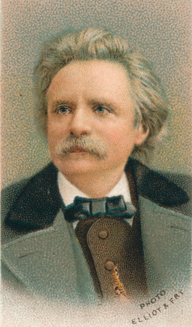 Edvard Hagerup Grieg 1843-1907 norvég zeneszerző és zongoraművész, 1911 alkotó: Elliott and Fry