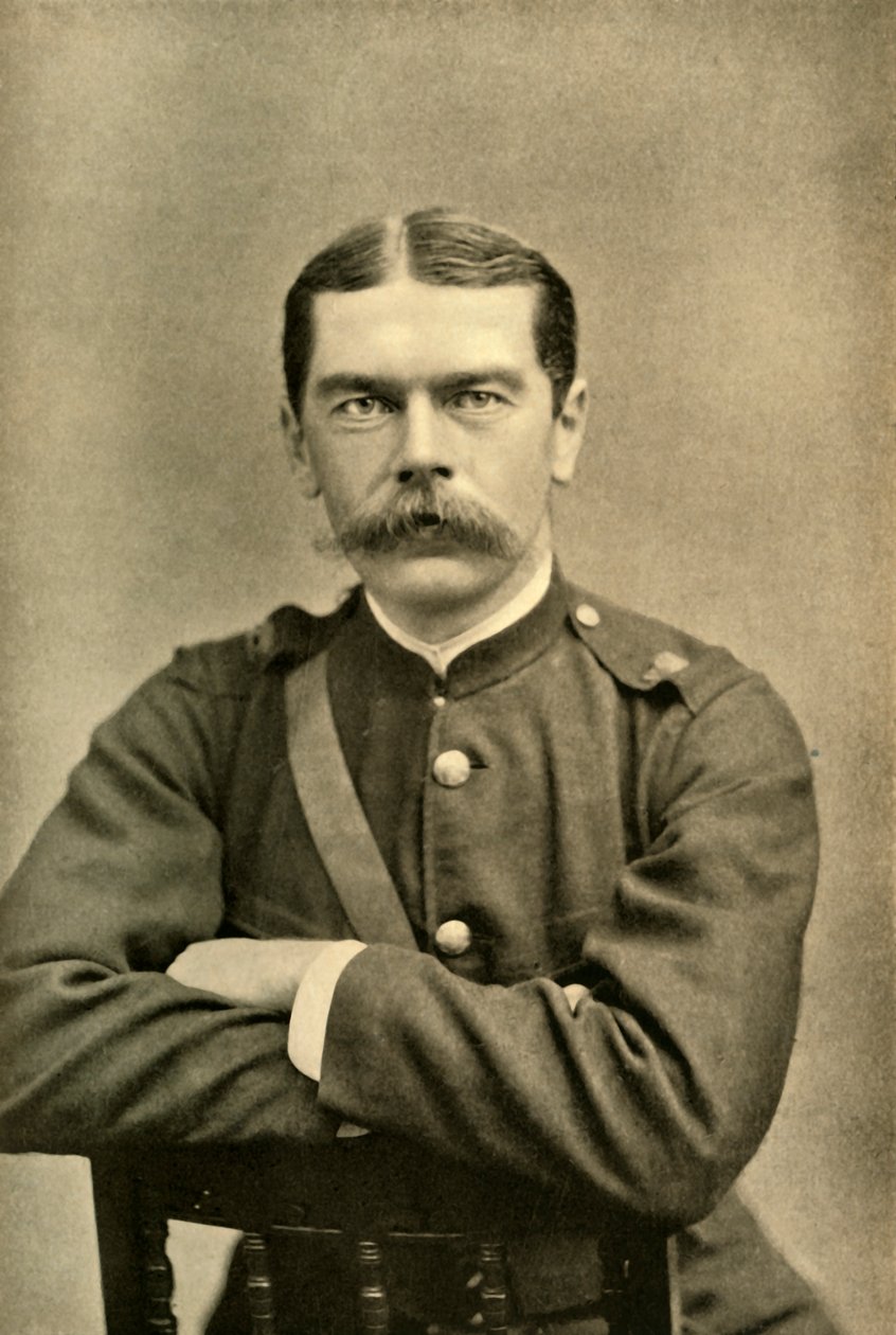 Lord Kitchener, Khartoum, 1885, 1901. alkotó: Elliott and Fry