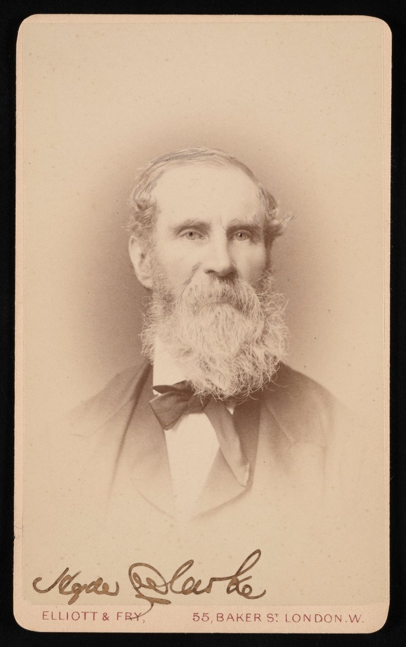 Hyde Clarke portréja 1815-1895, 1876 előtt. alkotó: Elliott and Fry