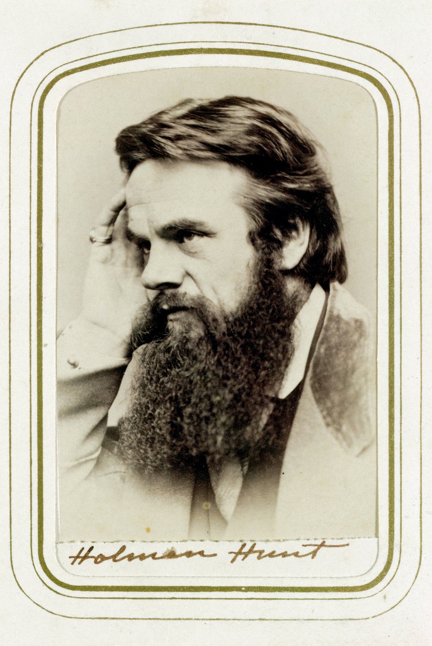 William Holman Hunt angol művész, 1865 alkotó: Elliott and Fry