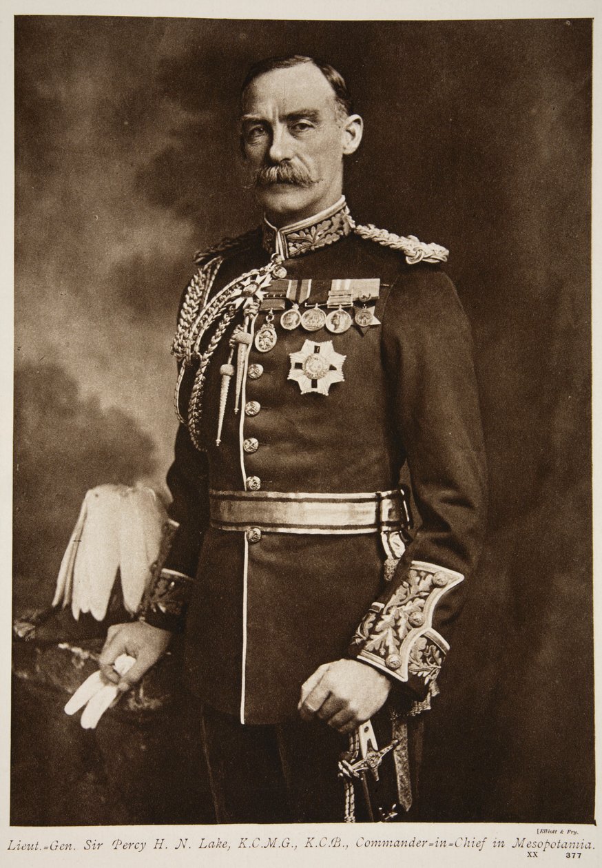 Sir Percy H. N. Lake főhadnagy, 1914-1919 alkotó: Elliott und Fry Studio