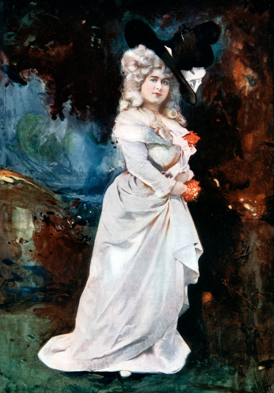 Connie Ediss Az ezüst papucsban, c1902 alkotó: Ellis and Walery