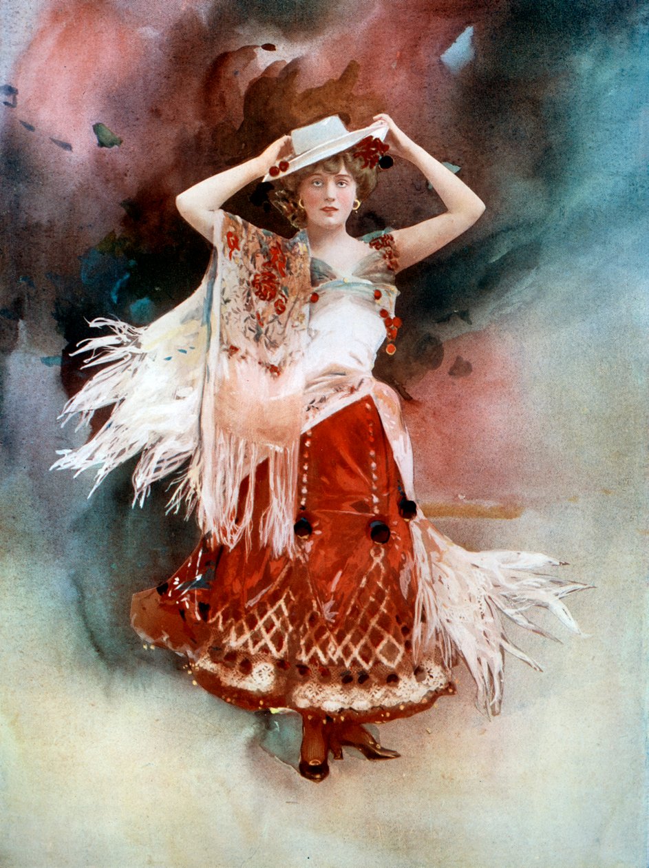 Evie Greene a Kitty Greyben, 1902. alkotó: Ellis and Walery