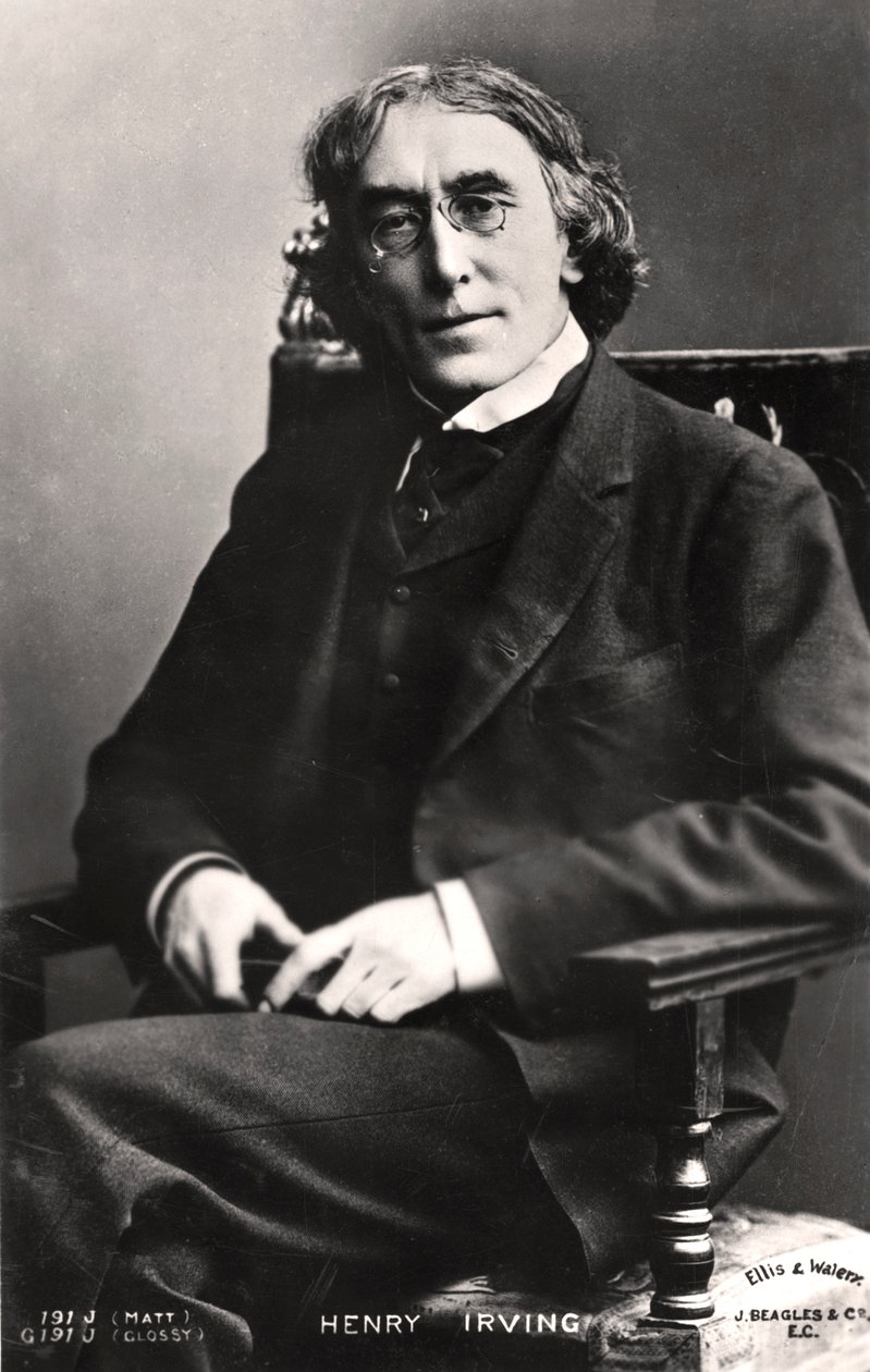 Harry Brodribb Irving 1870-1919, angol színész, 1905. alkotó: Ellis and Walery