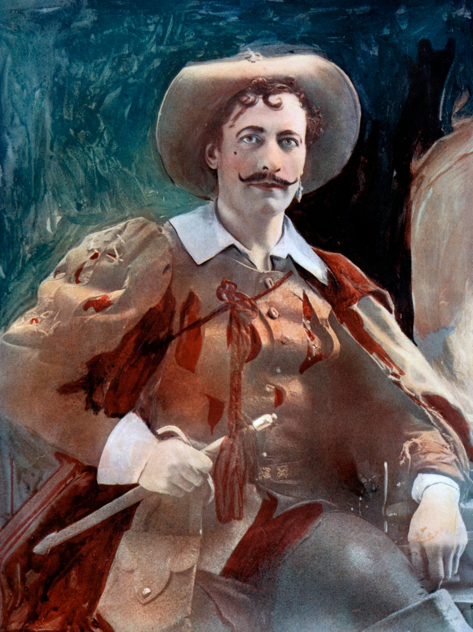 Lewis Waller A három testőr című filmben, 1902. alkotó: Ellis and Walery