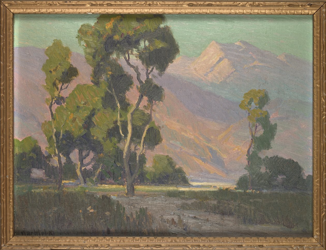 Kaliforniai táj alkotó: Elmer Wachtel