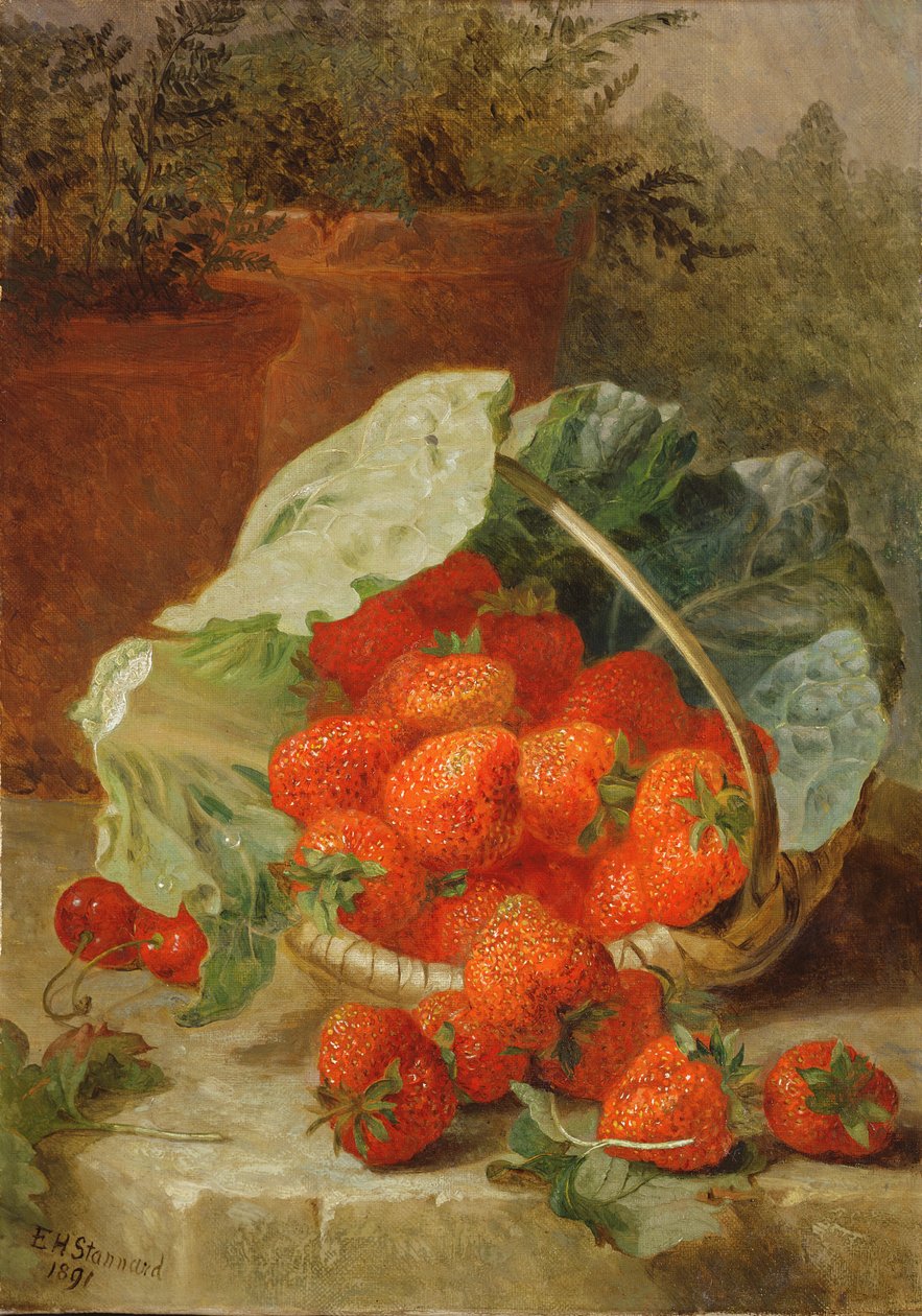 Eper káposztalevélben, 1891 alkotó: Eloise Harriet Stannard