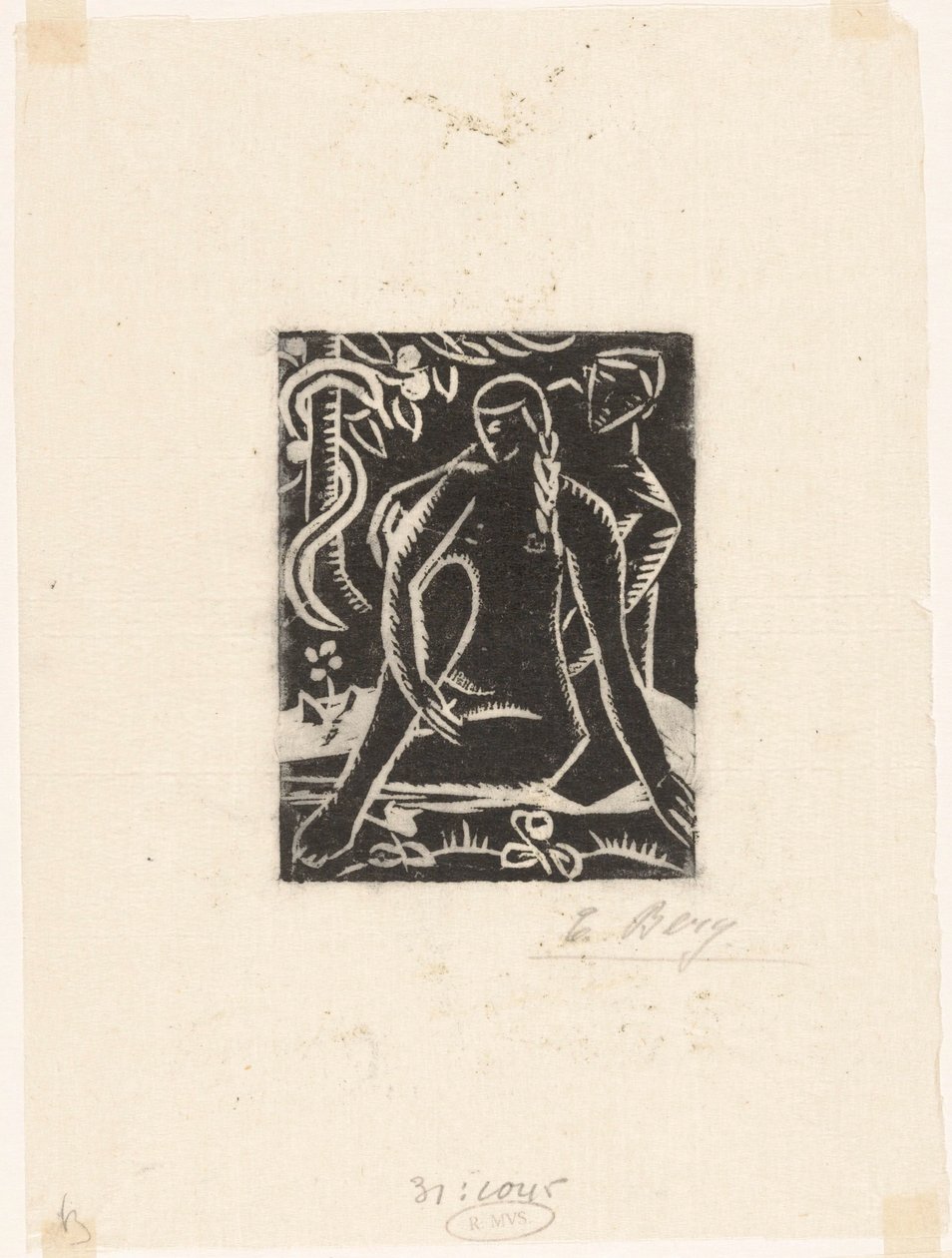 Ádám és Éva alkotó: Else Berg (signed by artist)