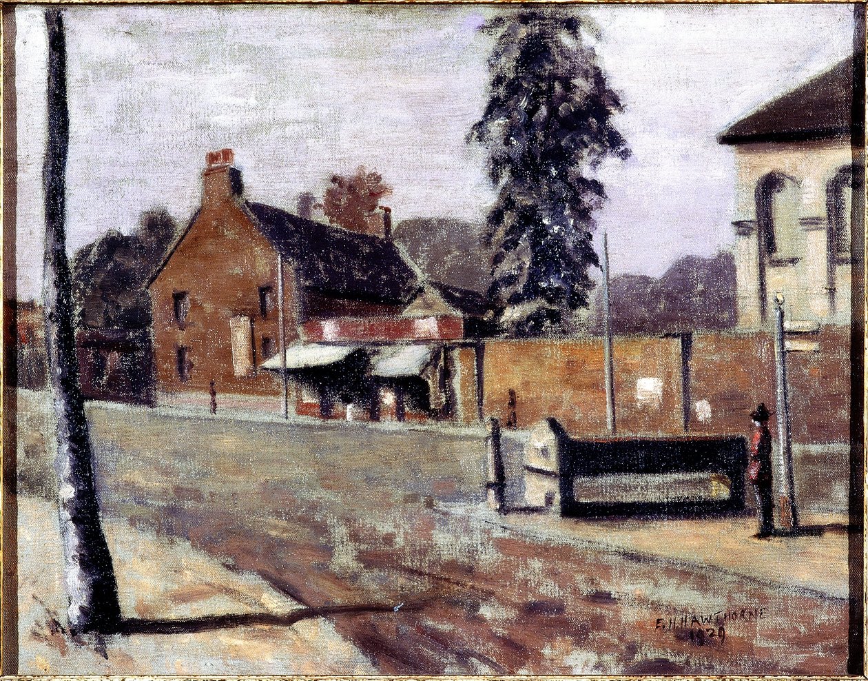 At The Edge of Epping (olaj, vászon) alkotó: Elwin Hawthorne