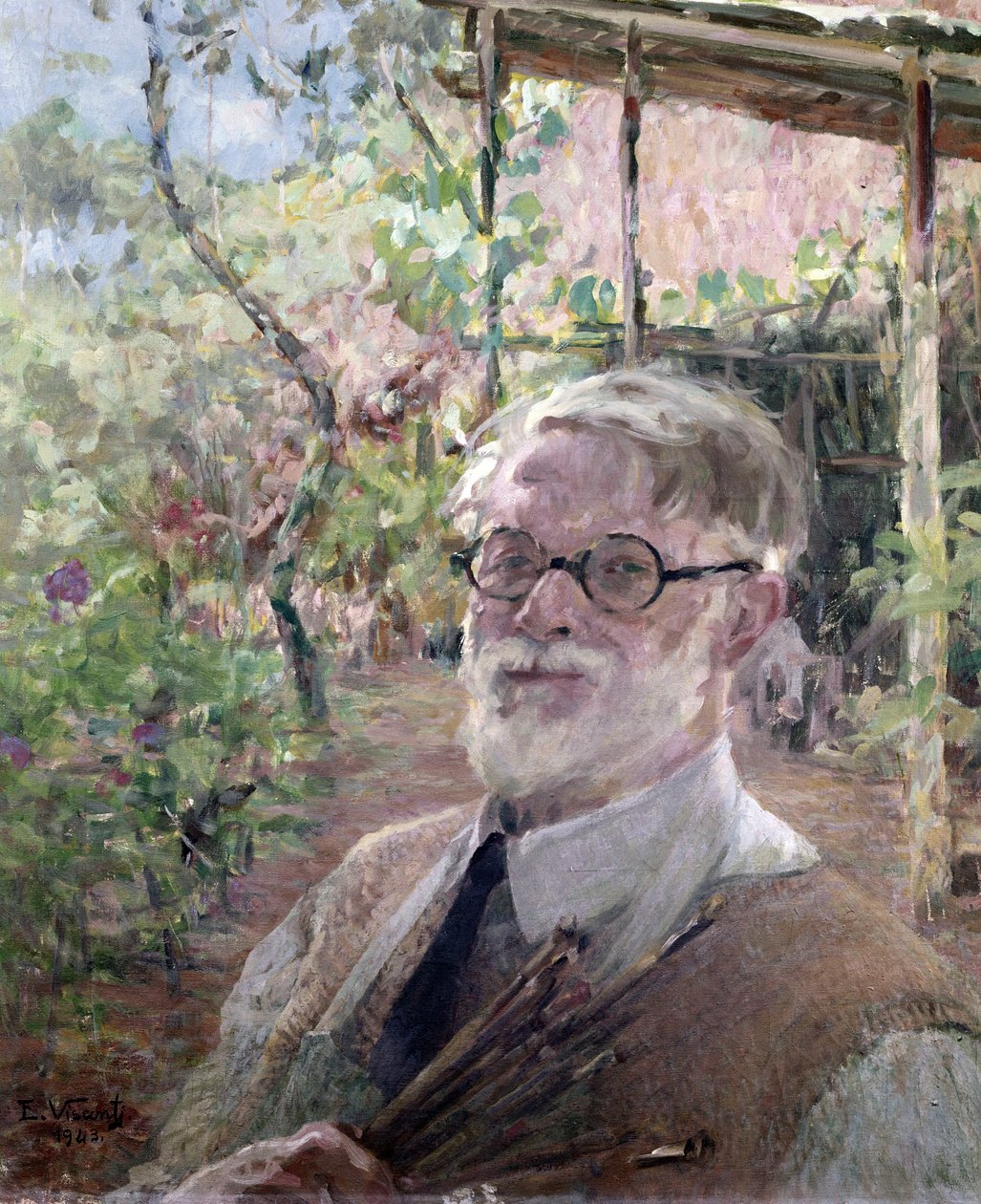 Önarckép, részlet alkotó: Elysee Visconti