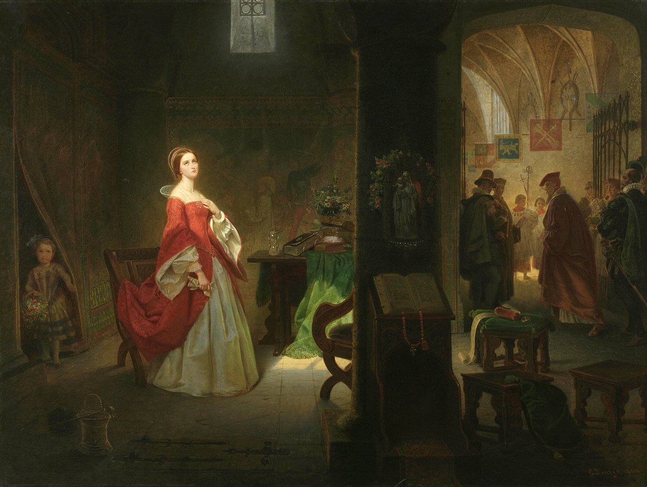 Erzsébet hercegnő a Towerben, 1860 alkotó: Emanuel Gottlieb Leutze