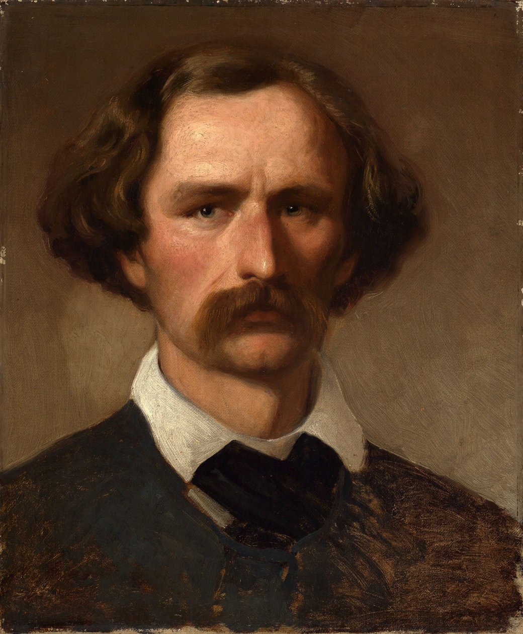 Carl Friedrich Lessing festő portréja alkotó: Emanuel Gottlieb Leutze