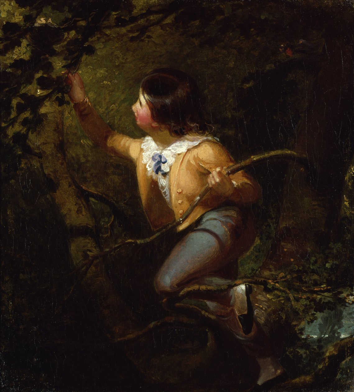 Madárfészkelő, 1837. alkotó: Emanuel Gottlieb Leutze