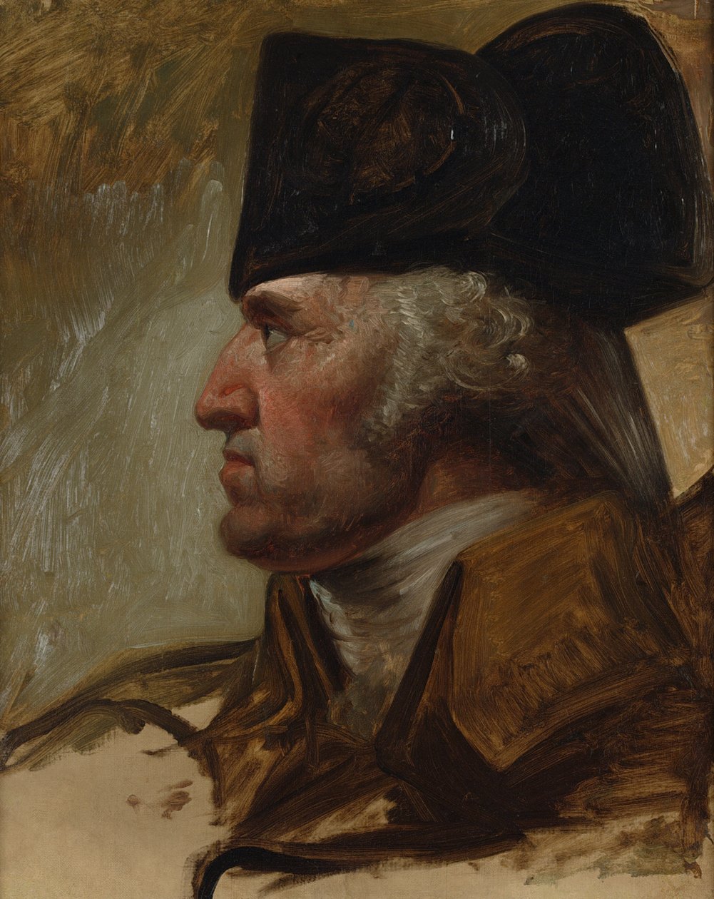 George Washington, Study for Washington Crossing the Delaware, 1850 körül alkotó: Emanuel Gottlieb Leutze