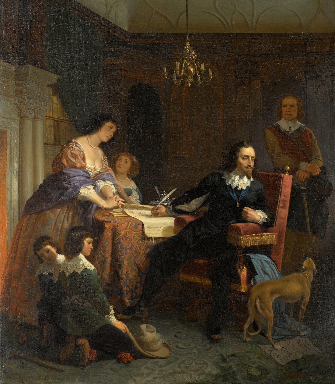 Strafford támadója alkotó: Emanuel Gottlieb Leutze