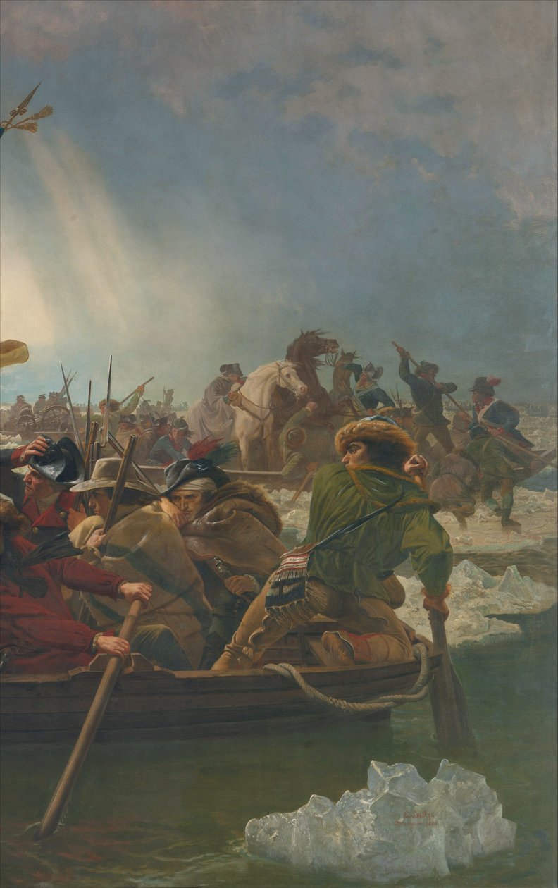 Washington átkelés a Delaware folyón, 1776. december 25 alkotó: Emanuel Gottlieb Leutze