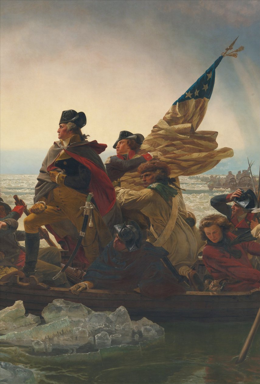 Washington átkelés a Delaware folyón, 1776. december 25 alkotó: Emanuel Gottlieb Leutze